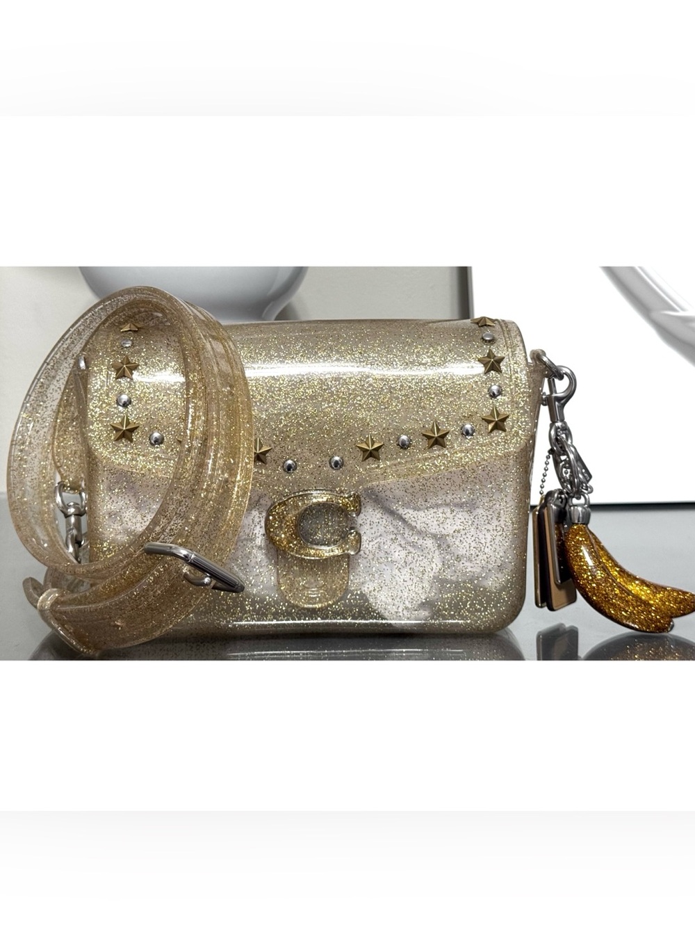 COACH Jelly Tabby Crossbody Bag, SILVER/GOLD